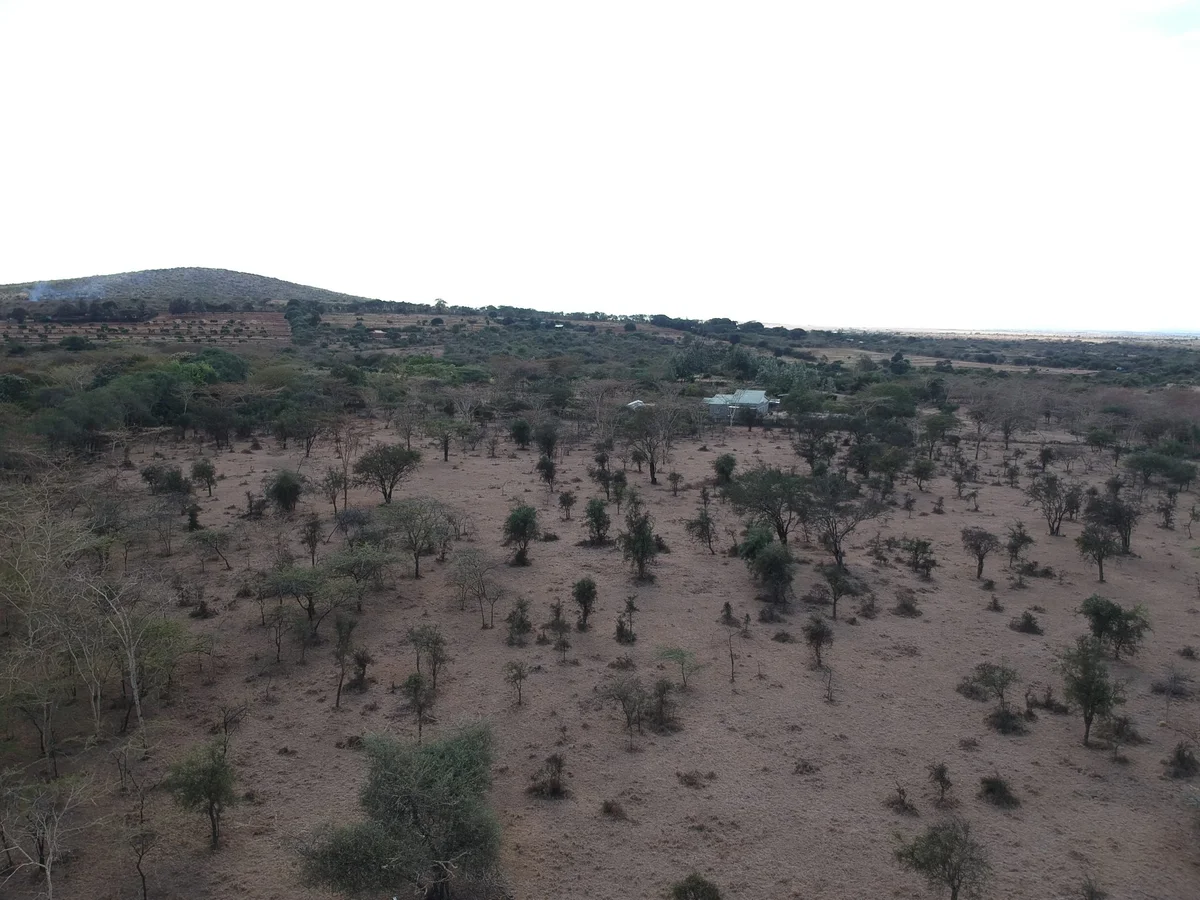 Aerial drone view of Camp David Estate, Machakos Town — prime residential land plots (photo 01)