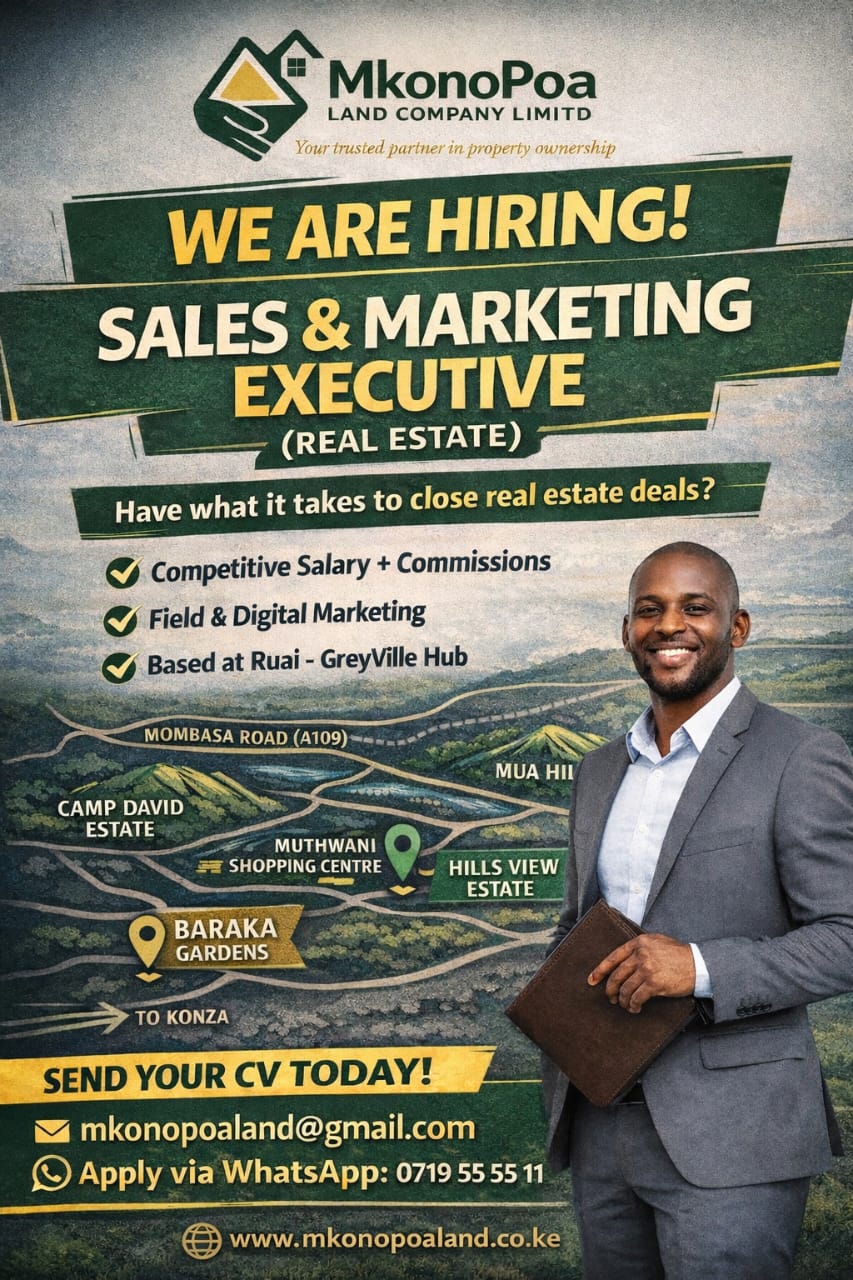 MkonoPoa is hiring — Sales & Marketing Executive