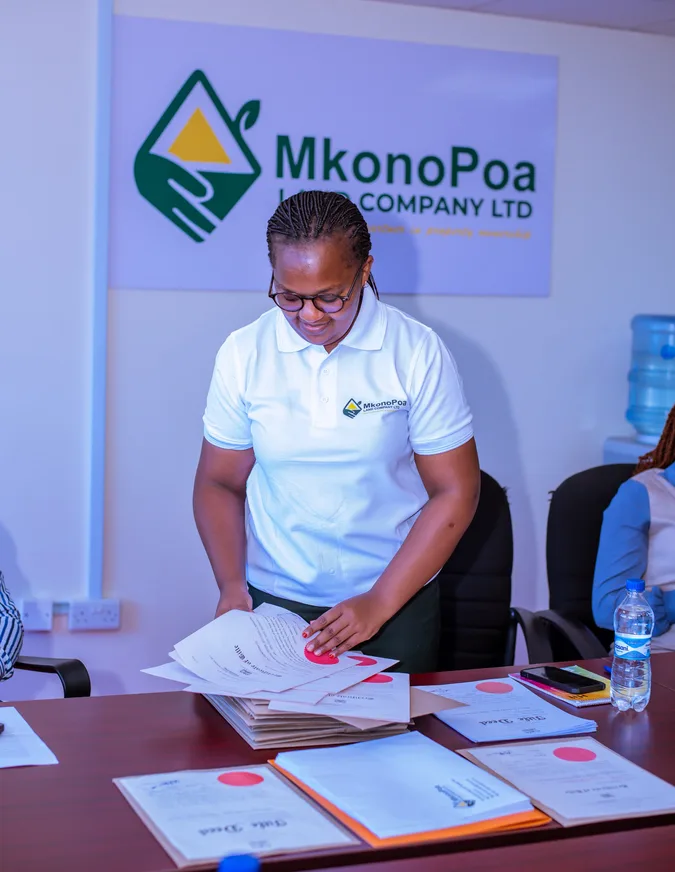 Site visit photo at Baraka Gardens estate, Mavoko — ⅛ acre plots from KES 585,000 (photo 01)