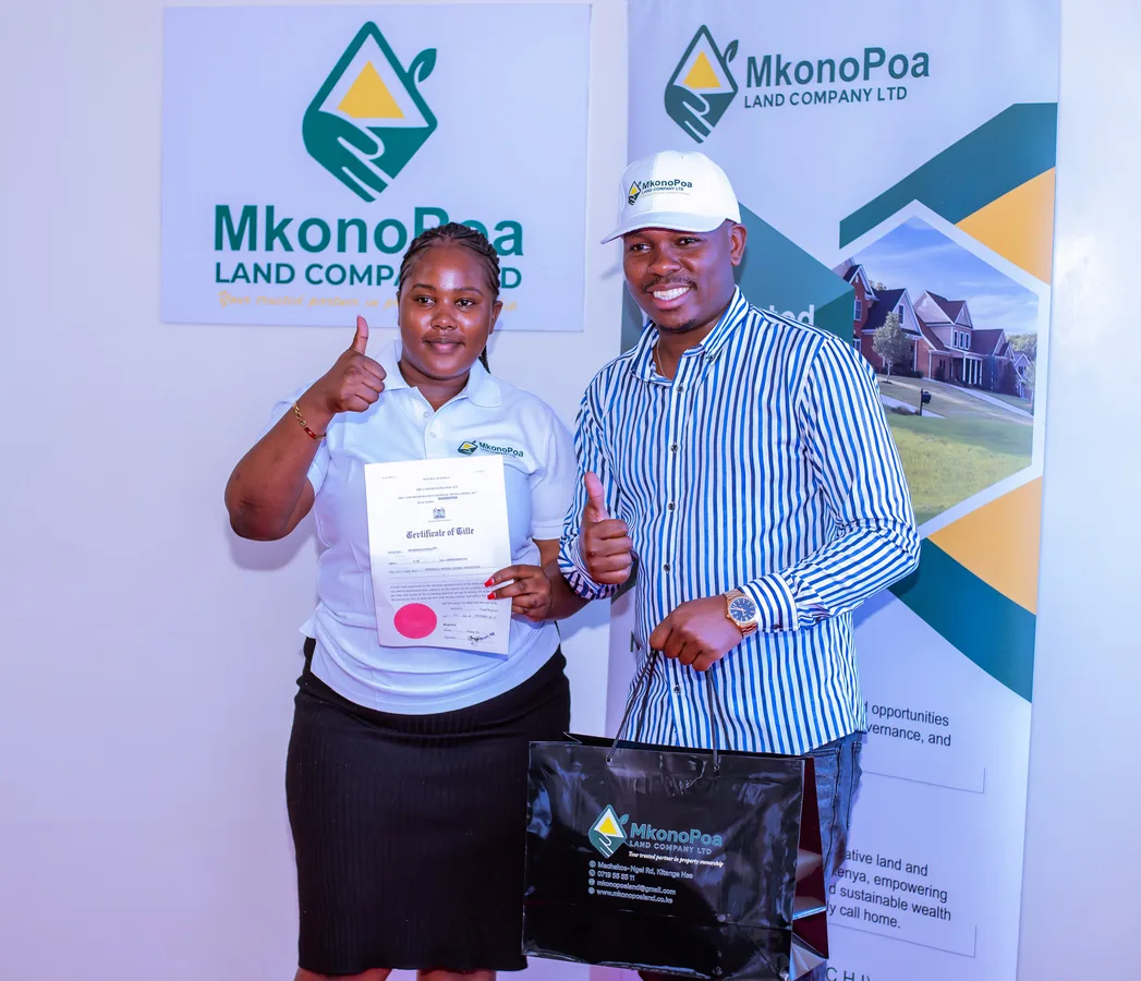Site visit photo at Camp David Estate, Machakos — affordable 50x100 plots for families (photo 02)